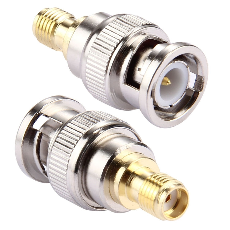 2 PCS BNC Male to SMA Female Connector, Male to SMA Female 2 PCS BNC Male to SMA Female Connector, Male to SMA Female